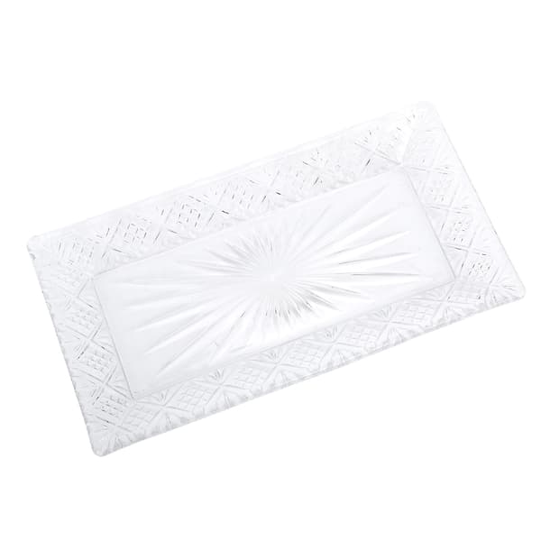 Y5431AB Rektangulær glasplade buffet mad display rack vestlig mad kage glasplade rack