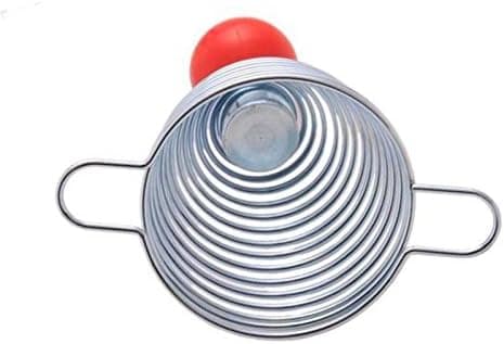 Nötknäppare i rostfritt stål med spiralfjäder