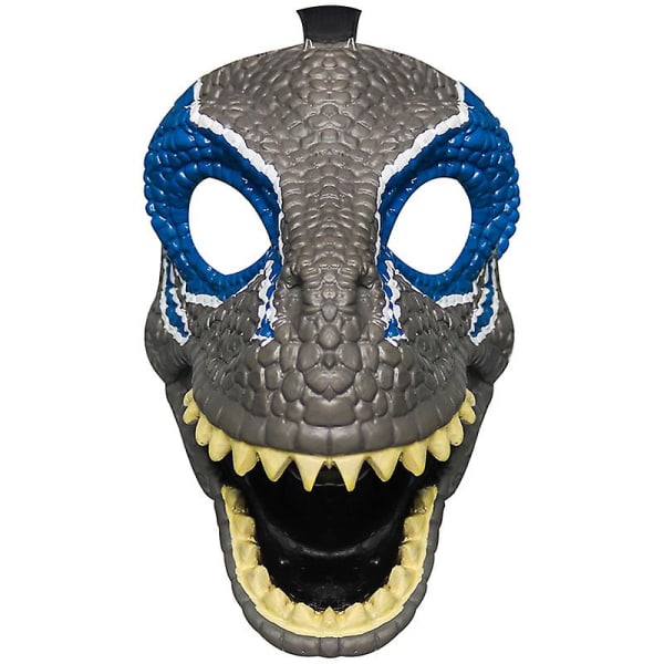 Skummel Dinosaurmaske, Foldbar Dyr Latexmaske, Halloween Cosplay Kostyme Rekvisitter Til Fest