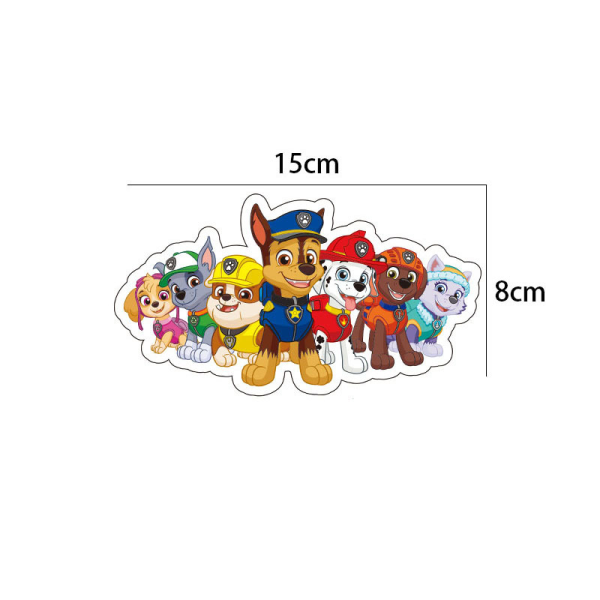 26 Stykker Paw Patrol Pynt, Bursdagskake Topper, Cupcakes