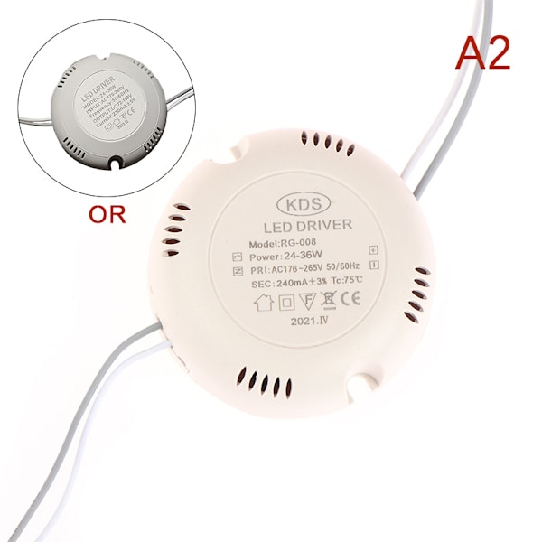 LED-drivrut för takbelysning, AC176-265V 25 to 36W 1 color
