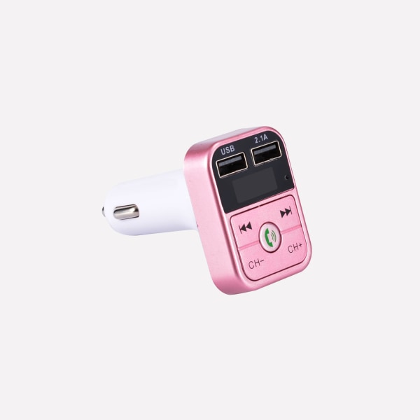 Sajy Dual USB In-car Adapter Trådlös Bluetooth Kit Qc3.0 Snabb USB -laddare