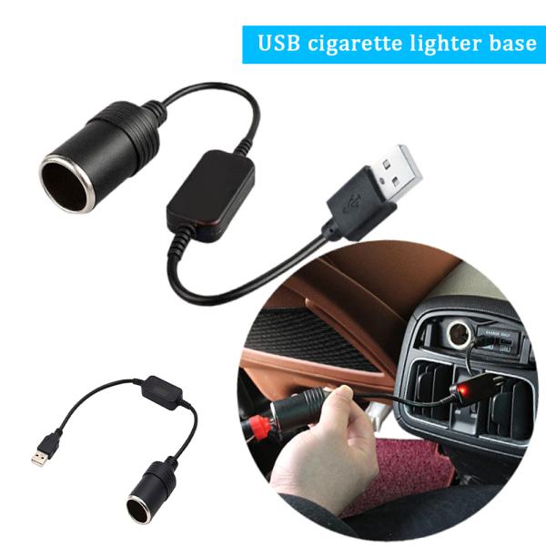 5V USB-uros - 12V naar vrouwelijke auto-adapter