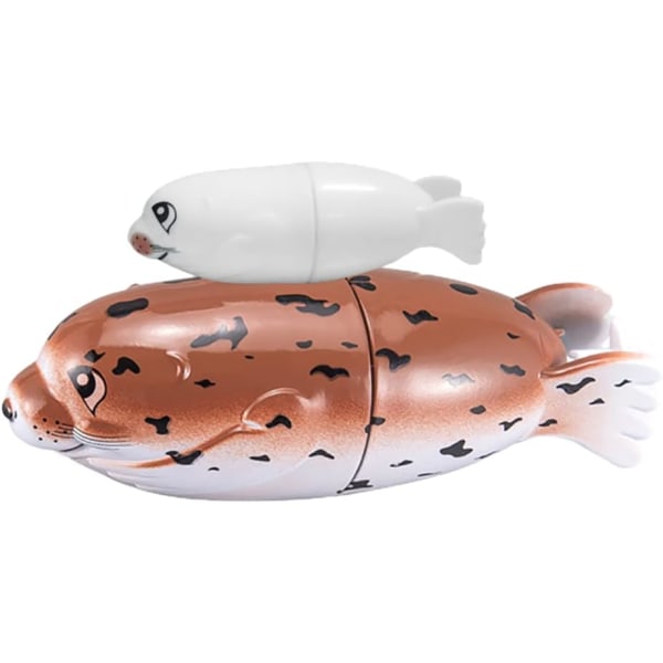 Bathtub Seal Toy Electric Sea Animals Water Toy Seal Tub Toy (Mother & Child Seal)