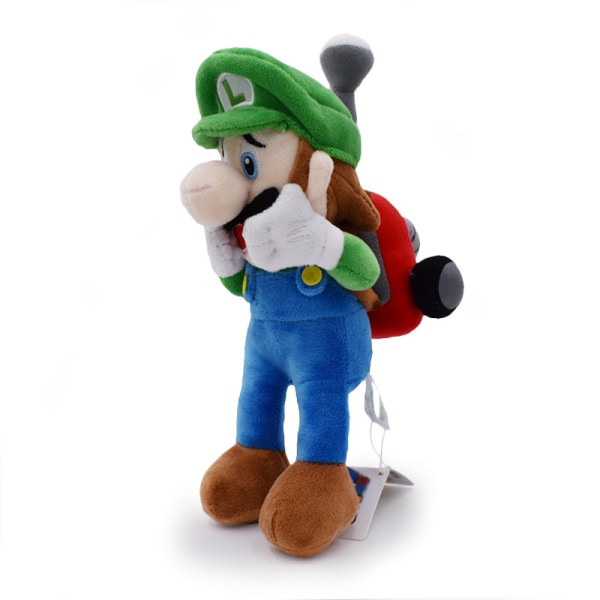 Super Mario Luigi's Mansion 2 Luigi Plysch Mjukdjursdocka Teddy Gosedjur 10"