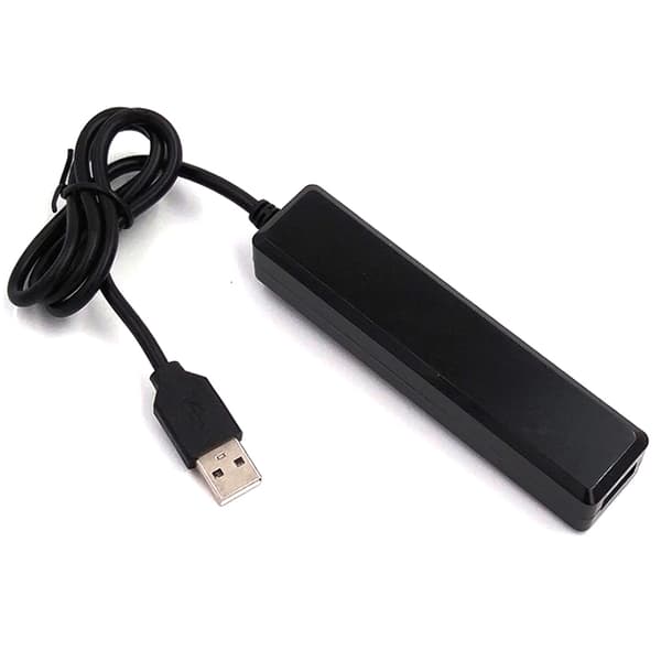 USB Hub 7 Port Udvidelsesadapter USB 2.0 Hub Multi USB Splitter black
