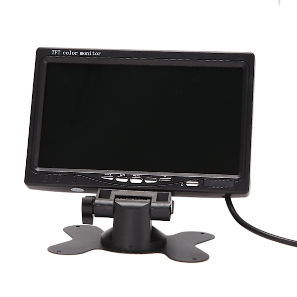 12V-24V 7-tums TFT LCD Färg HD-skärm för Bil CCTV Backkamera Backningskamera Bil Ele