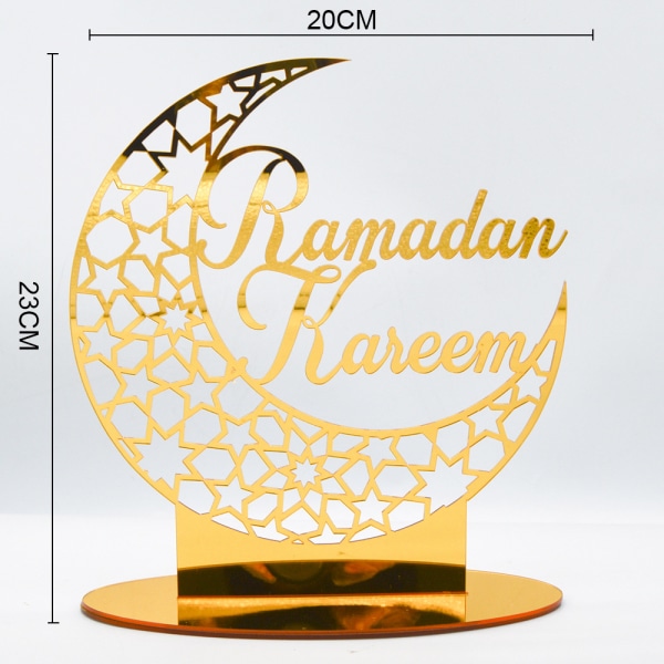 Ramadan Kareem -pöytäkoristeet, muslimien arabialaiset Ramadan Eid Mubarak -pöytäkeskukset BT001