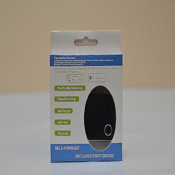 4-pack Bluetooth-spårare för nycklar, husdjur och andra värdesaker - utbytbart batteri