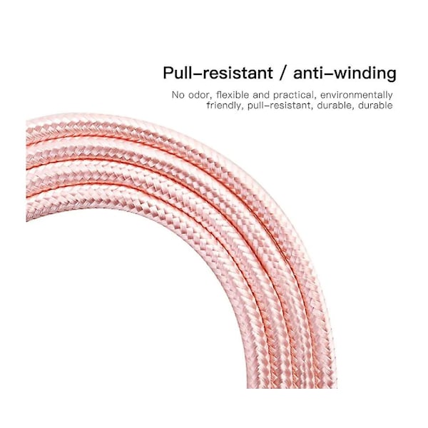 3 kpl 2 m 2A pikalatauskaapeli latausjohto nylon Apple iPhone_xx -puhelimelle