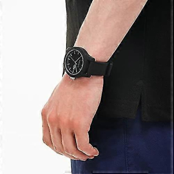 \"Dww Herreur 12.12 Sort med tekstureret armbånd\"