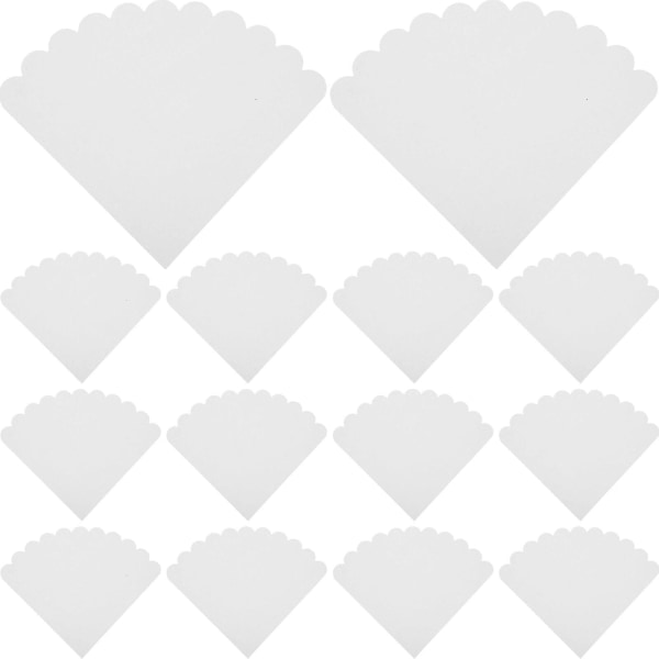 50 st Blomkonfetti Kronbladsko bröllopsgodishållare Kraftpapper Konfettistrutar