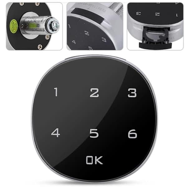 Digital Electronic Code Lock with Touch Screen for Cabinets Mailboxes Documents Saunas Drawers
