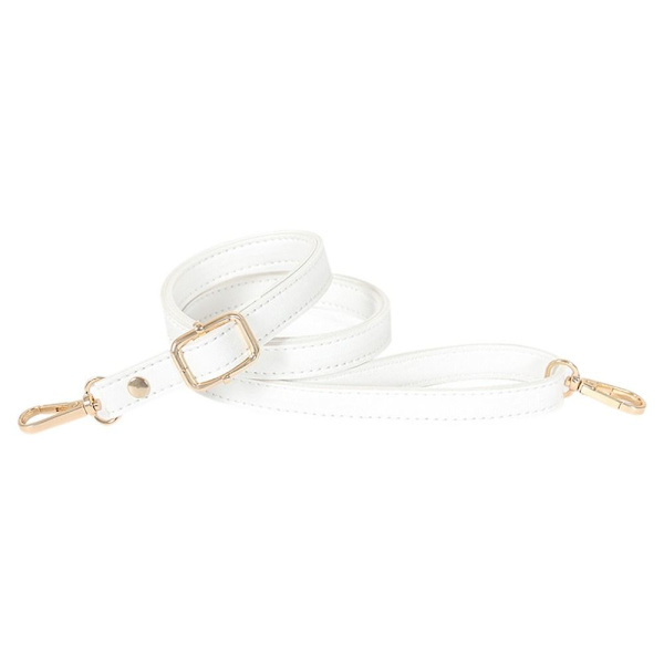 Læderrem Håndtaske Bælter HVID&GULD white&gold