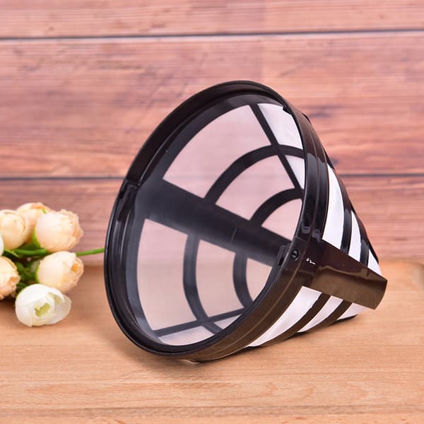 Utskiftbar kaffefilter, gjenbrukbar, påfyllbar, kurvstil 1 pc