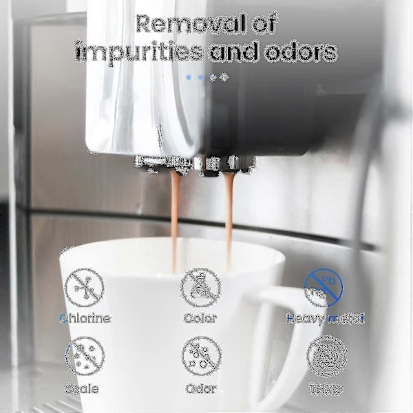 4-pak vandfiltre til Sage kaffemaskine - Vandfilter til Sage Barista Express Pro Touch 2024-