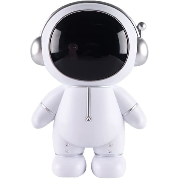 Astronaut Figurine Decor Desktop Statue (sølv)