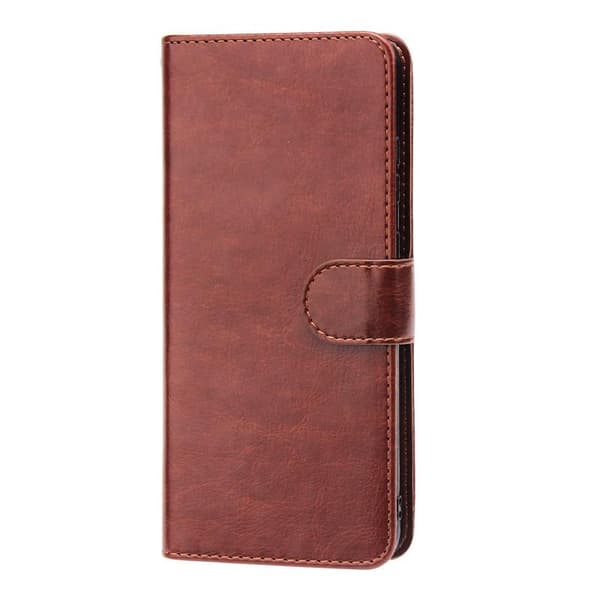 Samsung S21 FE Etui / Magnet Shell 2 i 1 - Velg Farge! Brown Brown