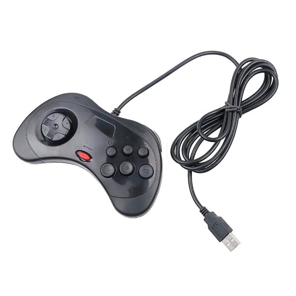 Til Sega Saturn Usb Wired Game Controller Gamepad Joypad Joystick Til Pc