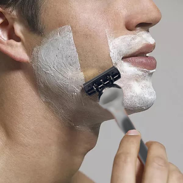 Kompatible 24 barberblade til Gillette Fusion 5 5-bladede erstatningspatroner med Lubrastrip til mænd