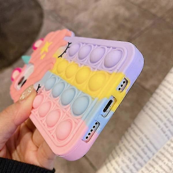 Pop It Fidget Leksak Mobilskal för iPhone Skydd Mjuk Silikon - hög kvalitet ip_xx iPhone11 Pro Max