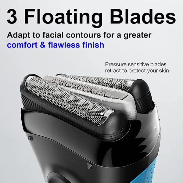 32B S3 Reservedele Shaverhoveder Kompatibel med Braun Series 3, Elektriske Shaver Tilbehør