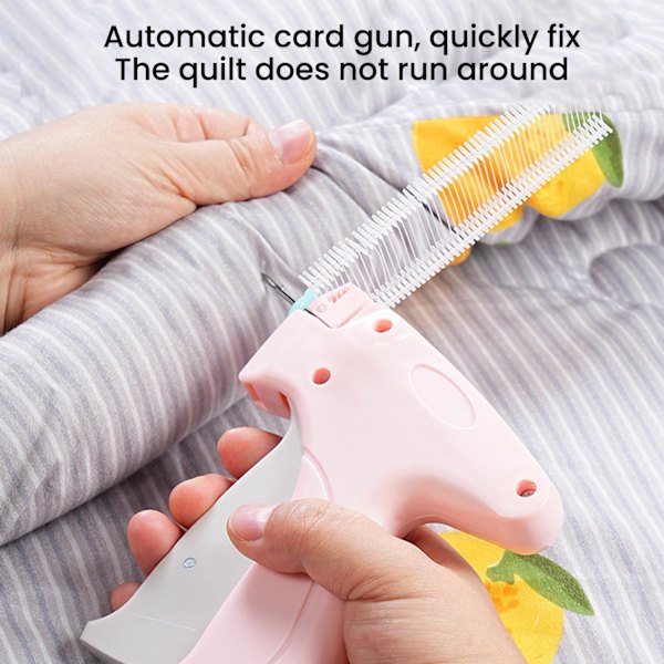 Sy hurtigt tøjbeslag (hurtigskydende pistol + 50 lysende bjørnespænder + 12 limpistolnåle) 660pcs