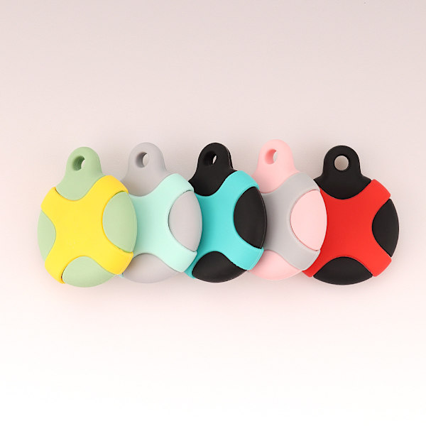 5-pack silikonfodral för Apple AirTag, vattentäta och reptåliga