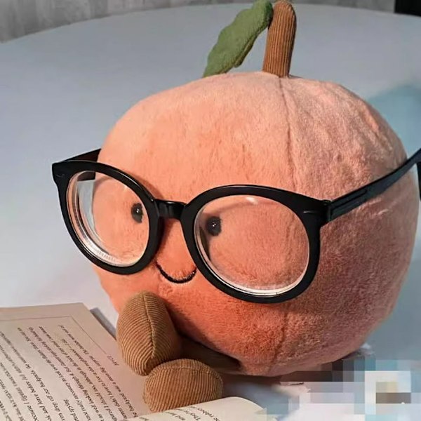 Sommerudsalg Jellycat Amuseable Fersken Blød Legetøj Plys Helt Ny Sjælden-4