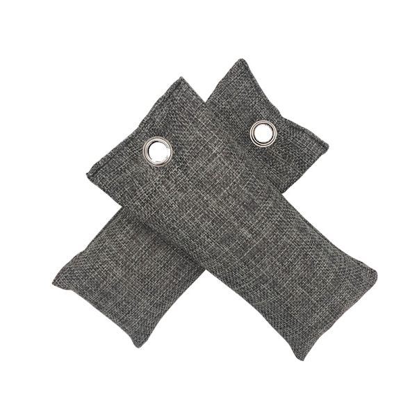 4-pack Skodeodoriserande Påse Deodoriserande (75g per förpackning) Aktiverat Bambukol Luftrenande Påse Deodoriserande för Gymväska Bil Husdjur Garderob