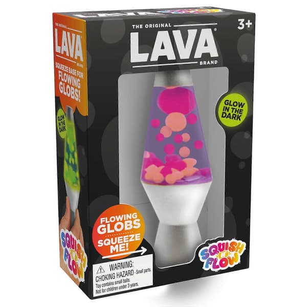 Lava Squish N Flow - Selvlysende Fidgetlegetøj med Lava Lampe-effekt