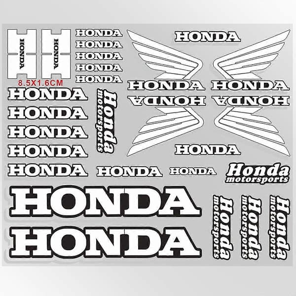 Dekaler för Honda Motorcykel Tank Logo Kit{azc} FG151