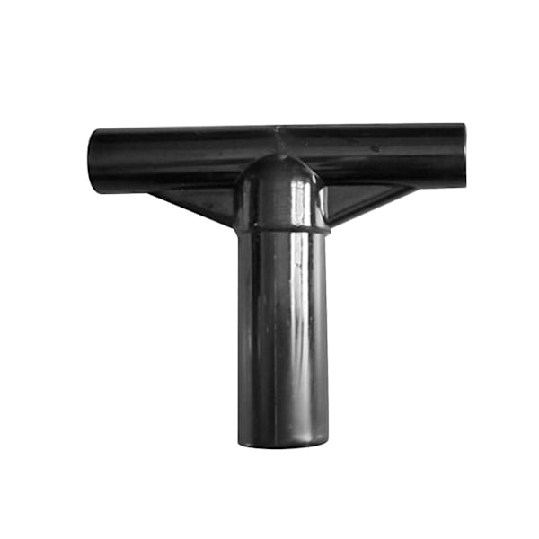 T-format rörhylsa trampolinskydd stolpändar tillbehör T-rör ersättning trampolinstolpskydd för träningsgård Svart Black 8.8cmx7.6cm