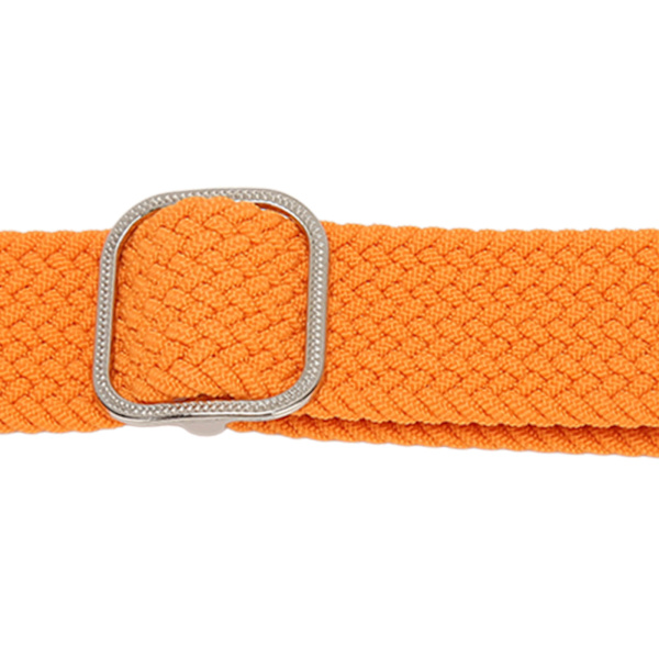 Klockarmband vävd nylon storlek justerbart klockarmband klockarmband för Garmin Fenix 7S 6S 5S orange