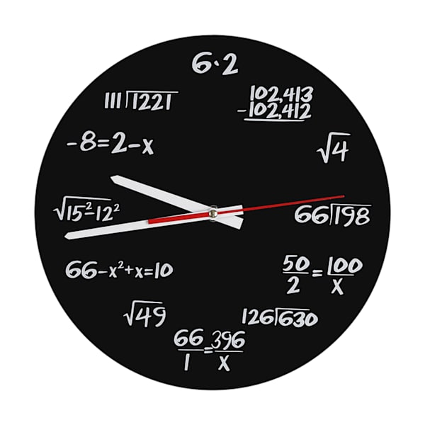 Akryl Vægur Matematisk Moderne Design Hjemmekontor Dekoration Tilbehør_xx