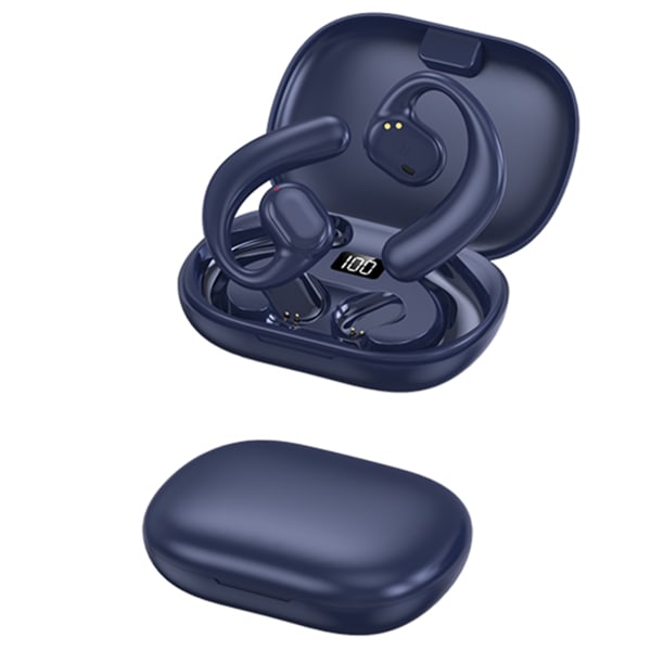 Benledningshörlurar med öppet öra Bluetooth-kompatibla hörlurar för dykning Vattentäta sporthörlurar blue