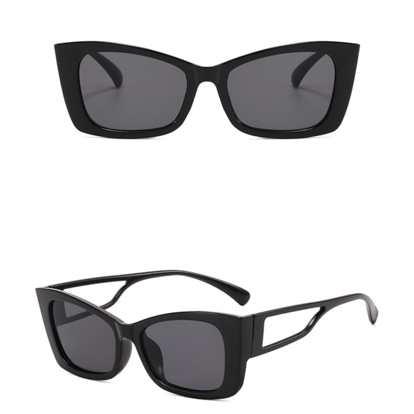 Europeisk stil Retro solglasögon med breda ben Trendiga UV-solskydd Antibländande glasögon Unisex daglig användning för män och kvinnor champagne frame light tea tablets