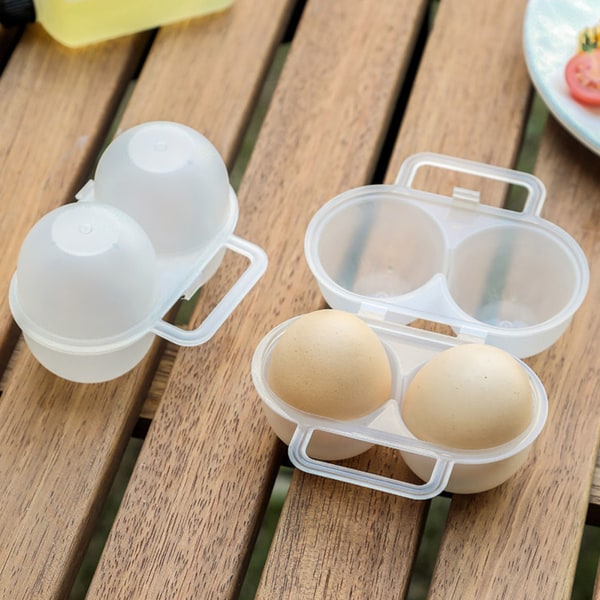 Äggförvaring Plastlåda Matklassat material Stötsäker funktion för ägg mat campingutflykt default