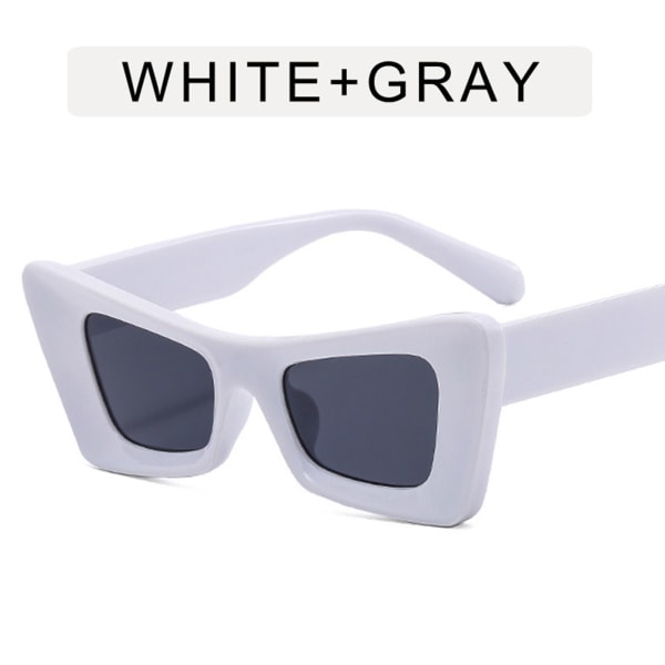 Mode halvmåneformade solglasögon UV400 Skydd Mode kattögonform Sunnyes Unisex daglig användning för män och kvinnor b