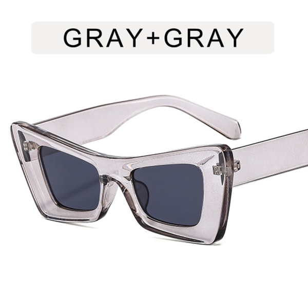 Mode halvmåneformade solglasögon UV400 Skydd Mode kattögonform Sunnyes Unisex daglig användning för män och kvinnor c