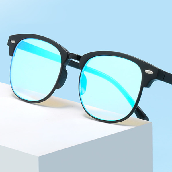 Färgblinda glasögon för röd-grön blindhet med speciell beläggning Förbättrar färgupplösningsförmågan för alla människor utomhus black frame mirror