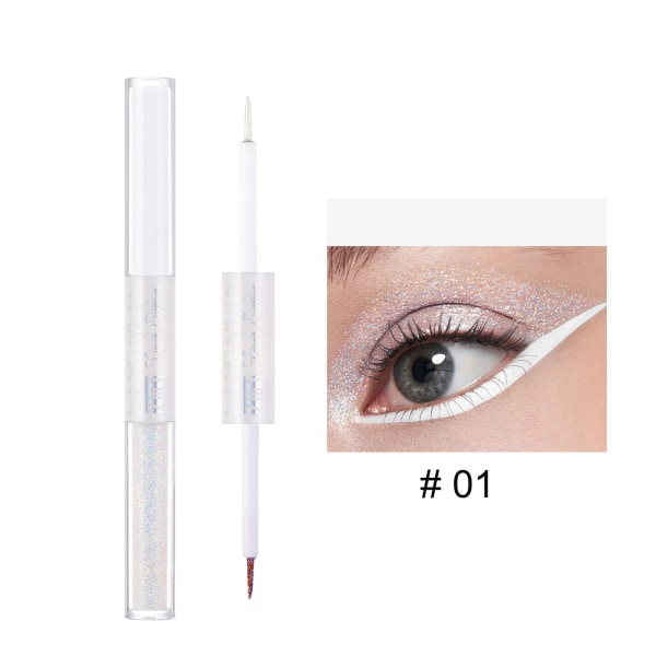 Färgglad flytande eyeliner Penna Snabbtorkande Anti-Smuts Eyeliner Pen Precision Filt Eyeliner Cosplay 2