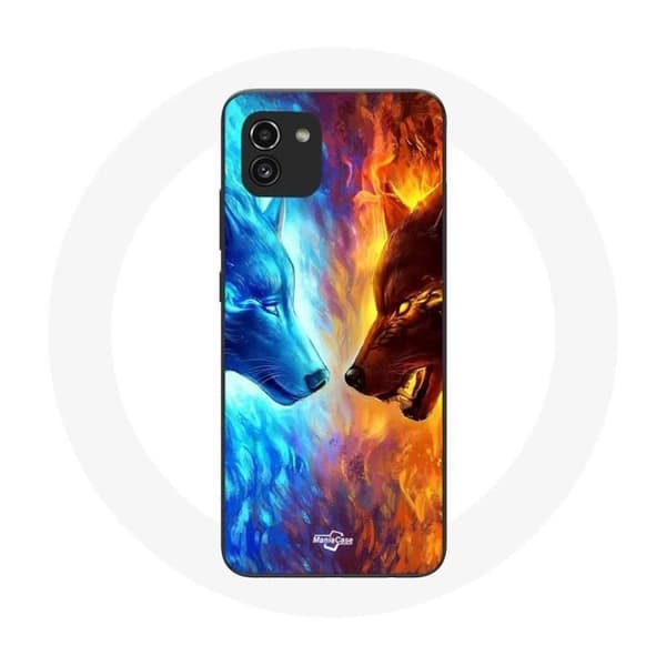 Skydd för Samsung Galaxy A03 Is- och Eldvarg