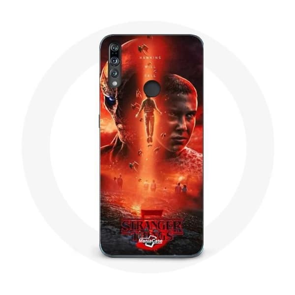 Coque - Maniacase - Huawei P30 Lite - Blød - Sort - Stranger Things Sæson 5