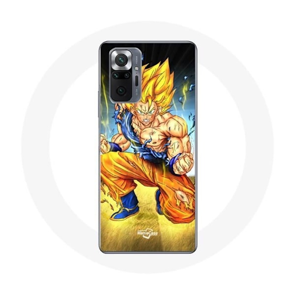 Coque för Xiaomi Redmi Note 10 Pro Son Goku Dragon Ball arg kropp
