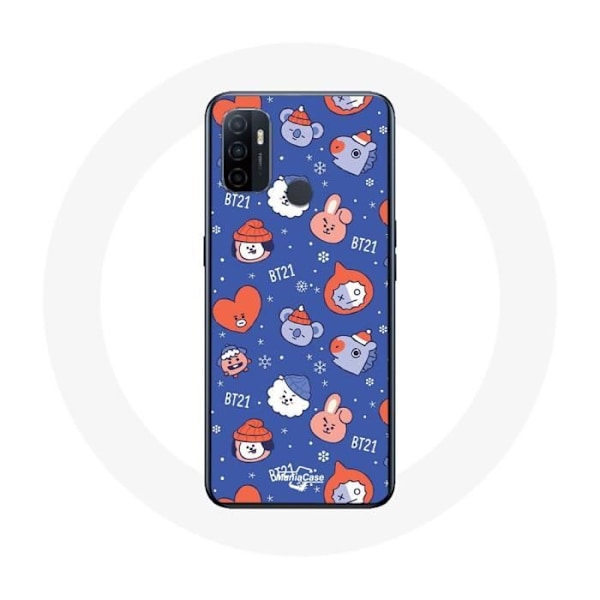 Skal för Oppo A53 BTS Bangtan Sonyeondan BT21 Julen 2023