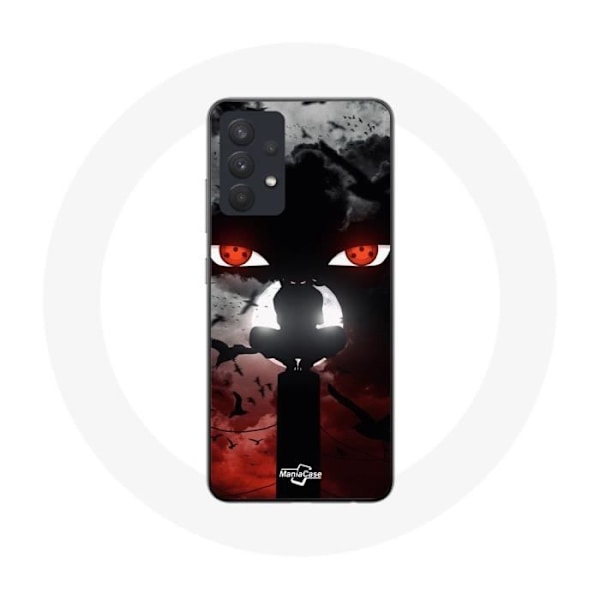 Coque för Samsung Galaxy A13 5G Itachi Uchiwa Naruto Anime konst
