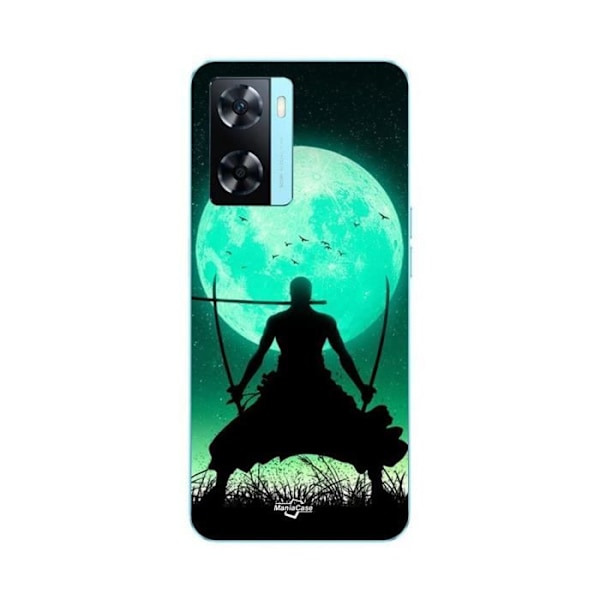 Coque för Oppo A57s 4G roronoa zoro triple svärd fullmåne Maniacase