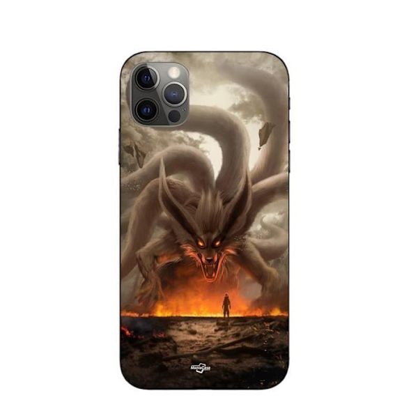 Coque Maniacase til iPhone 15 Pro Max Naruto Kurama