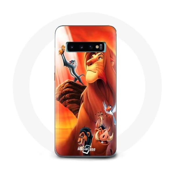 Coque för Samsung Galaxy S10 Plus Le Roi Lion Simba och Mufasa